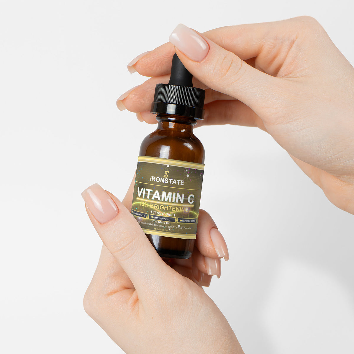 IRONSTATE Vitamin C Serum - back view