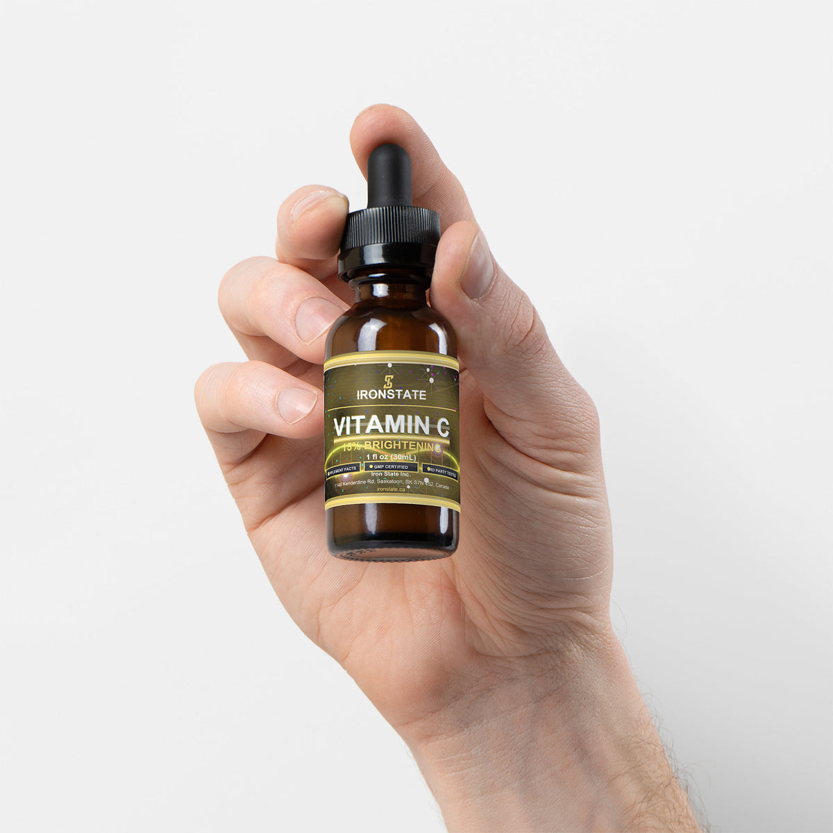 IRONSTATE Vitamin C Serum - side view