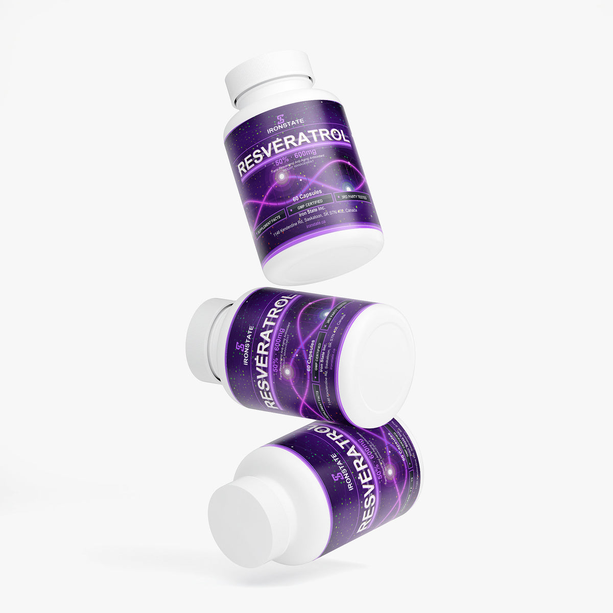 IRONSTATE Resveratrol 50% 600mg - detail view