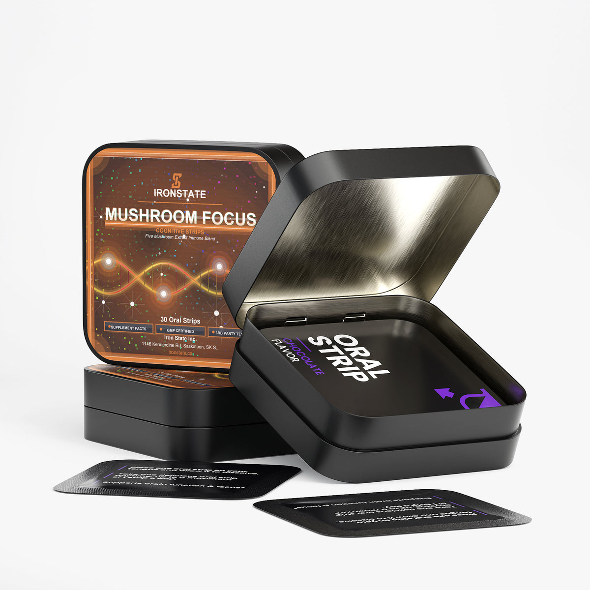 IRONSTATE Mushroom Focus Strips - side view