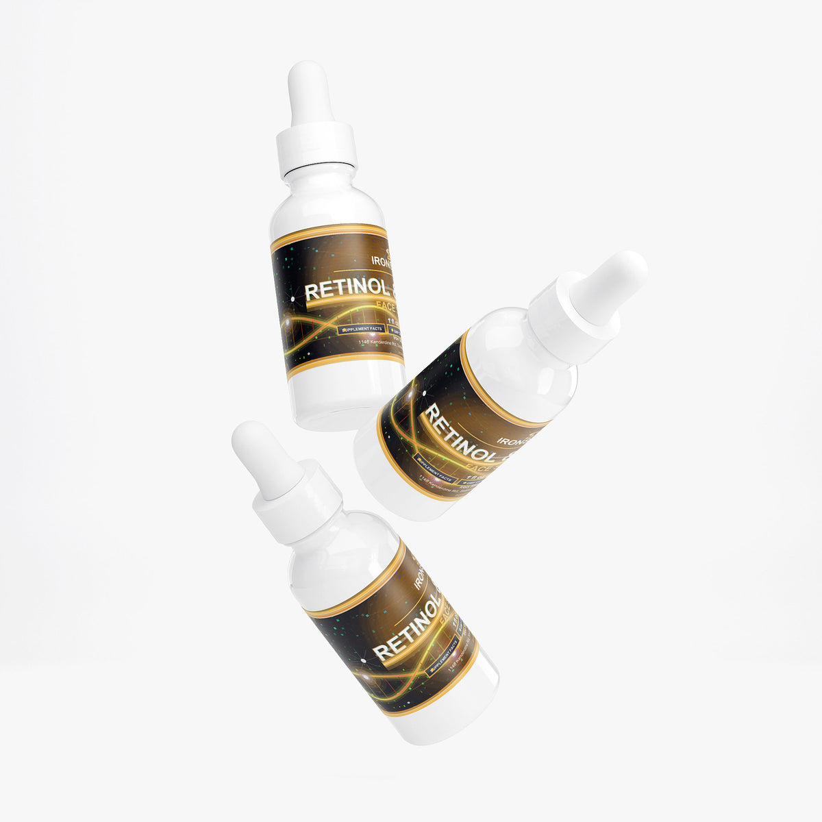 IRONSTATE Retinol and Peptide Face Serum - detail view