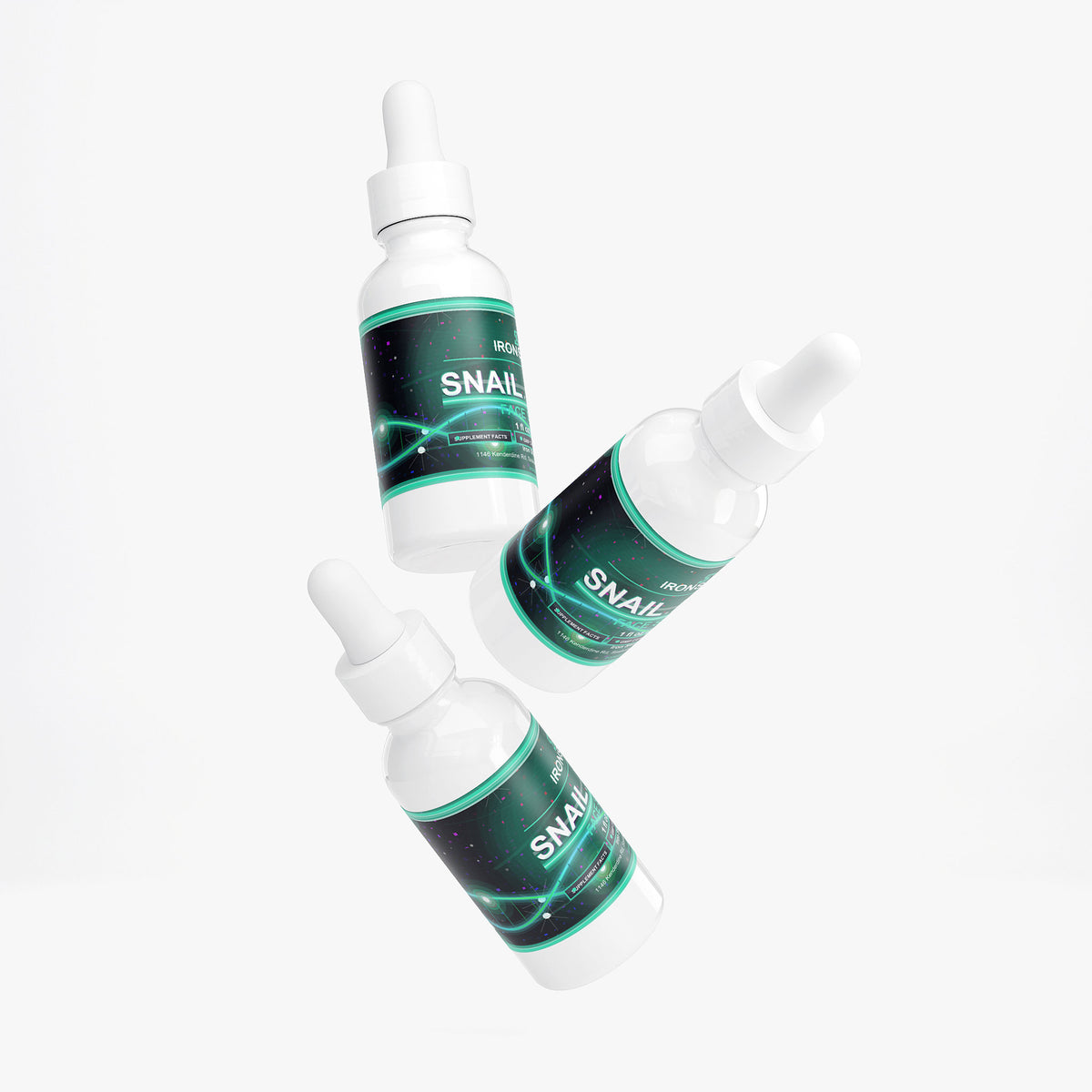 IRONSTATE Snail Mucin Face Serum - detail view