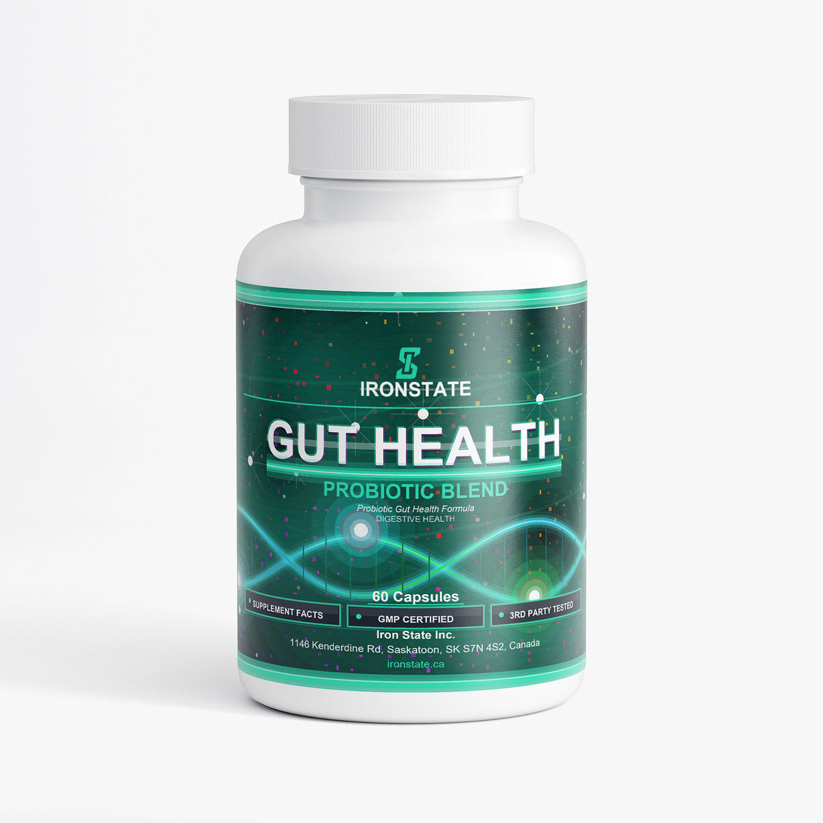IRONSTATE Gut Health - front view