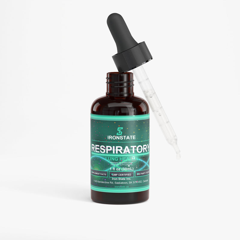 IRONSTATE Respiratory & Lung Health Drops - back view