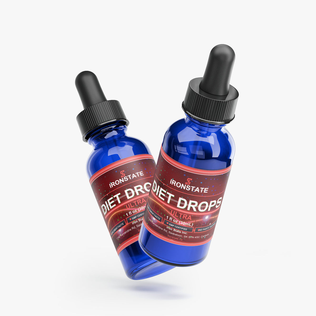 IRONSTATE Diet Drops Ultra 1 oz - detail view