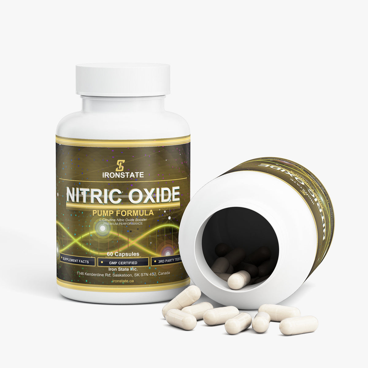 IRONSTATE Nitric Oxide Pump - side view