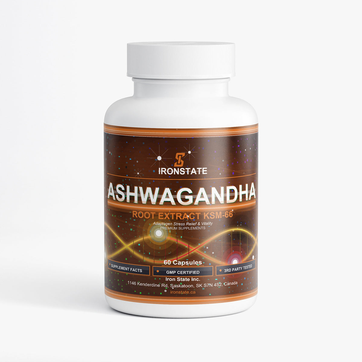 IRONSTATE Ashwagandha - front view