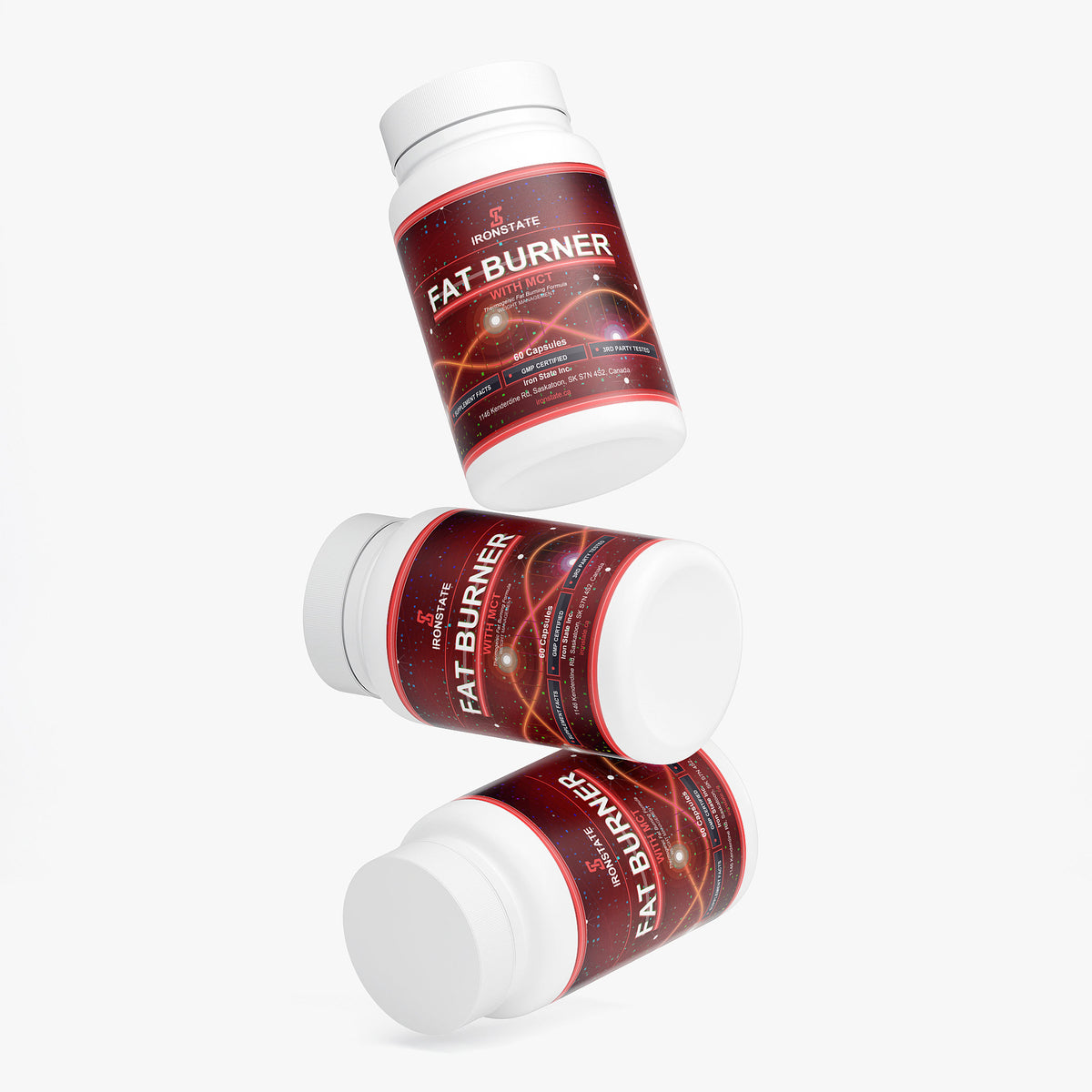 IRONSTATE Fat Burner with MCT - detail view