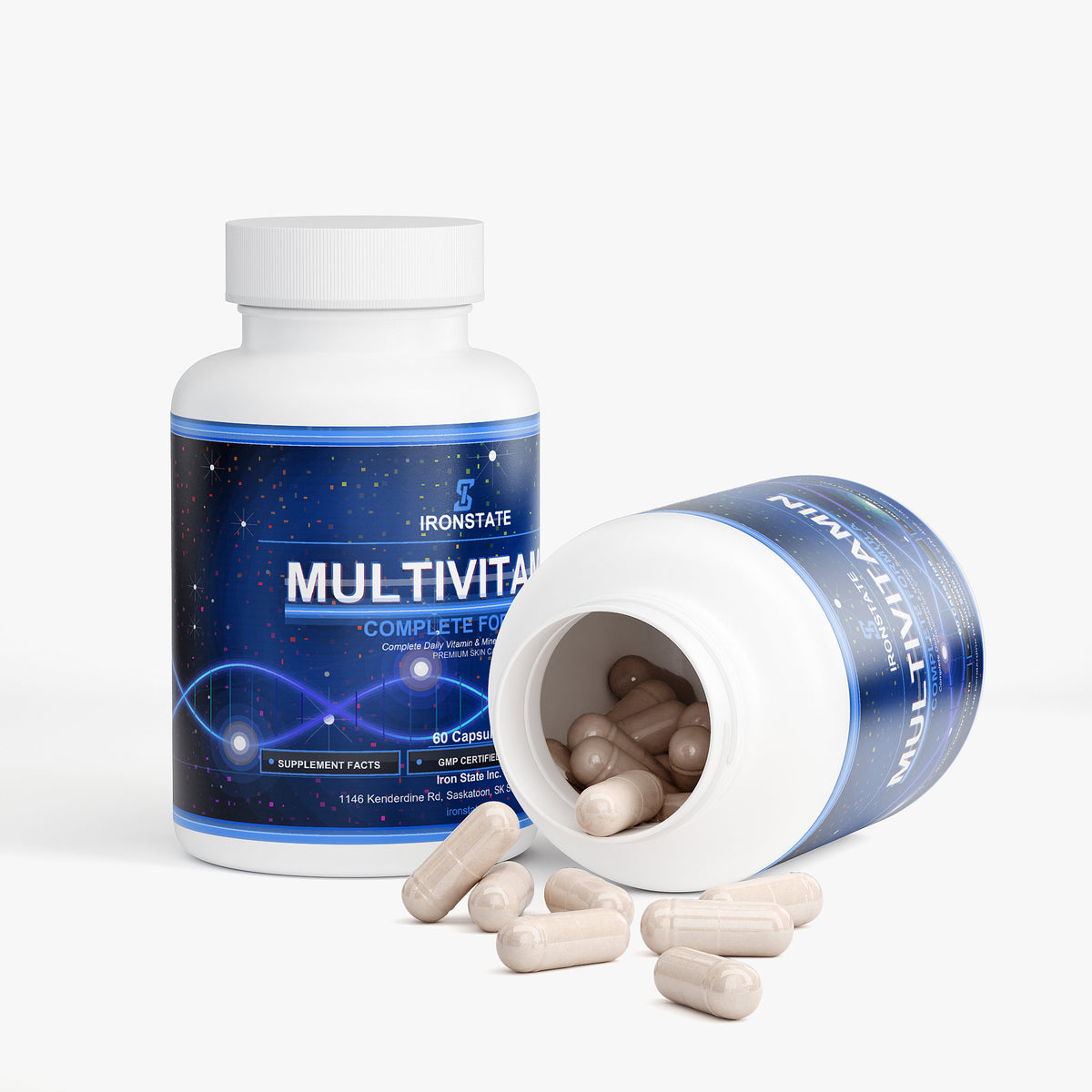 IRONSTATE Complete Multivitamin - side view