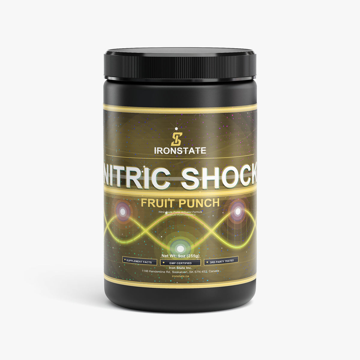 IRONSTATE Nitric Shock Pre-Forge Powder (Fruit Punch) - front view