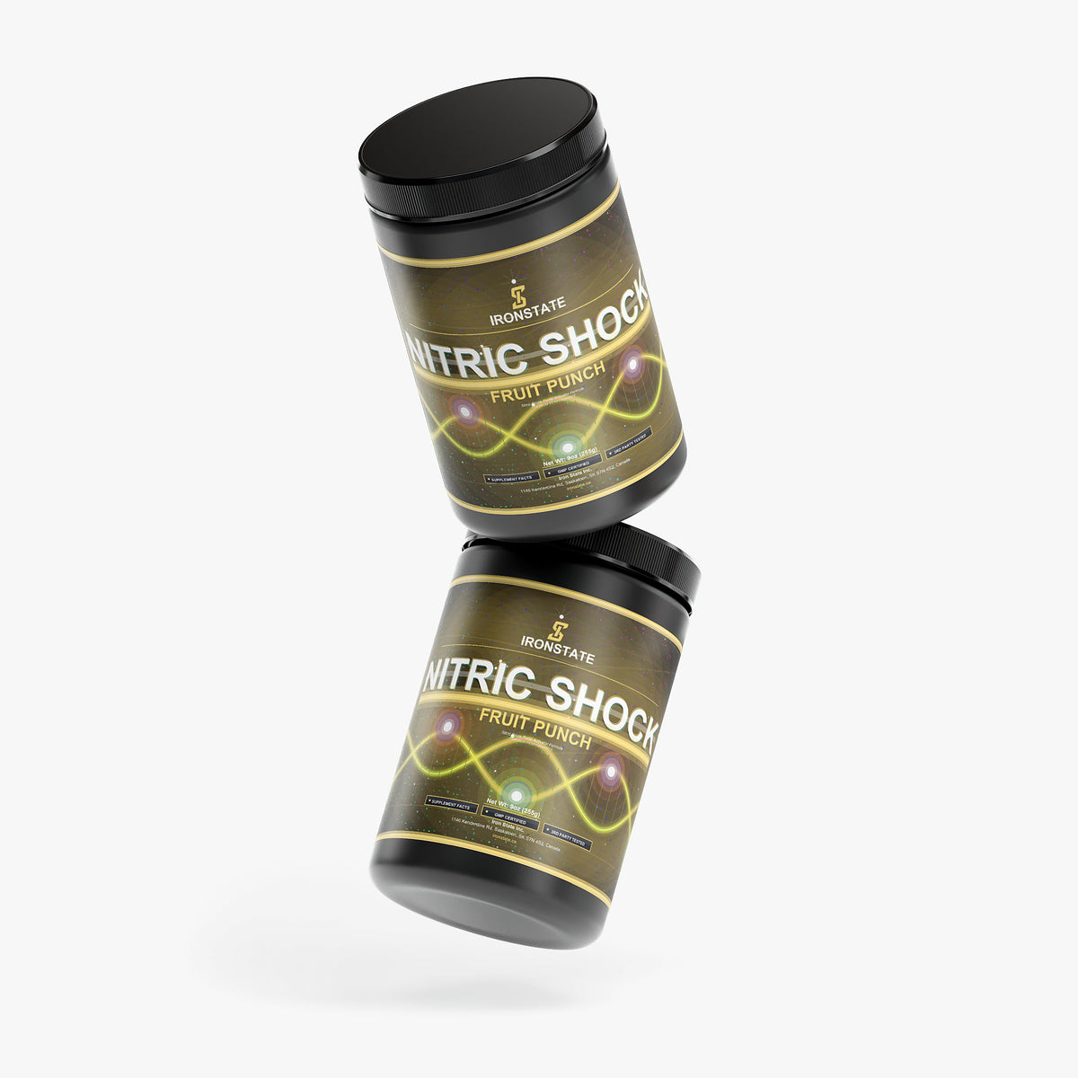 IRONSTATE Nitric Shock Pre-Forge Powder (Fruit Punch) - detail view