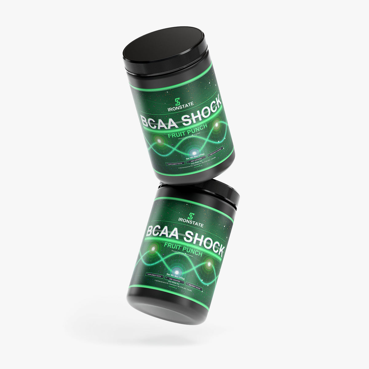 IRONSTATE BCAA Shock Powder (Fruit Punch) - detail view