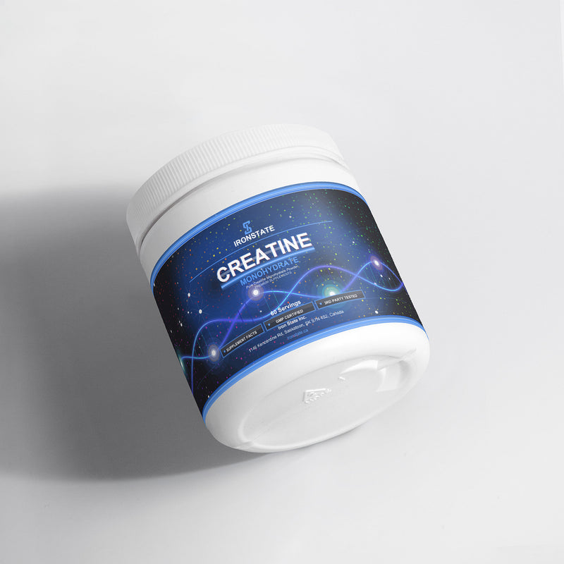 IRONSTATE Creatine Monohydrate - back view