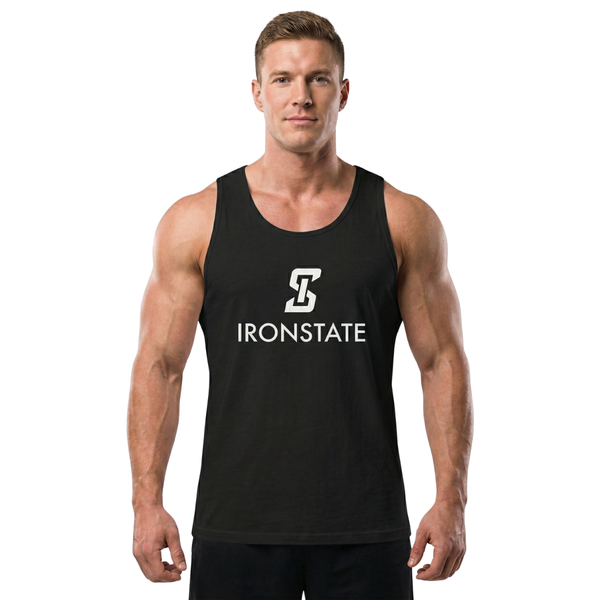 IRONSTATE Men’s Premium Tank Top BLACK
