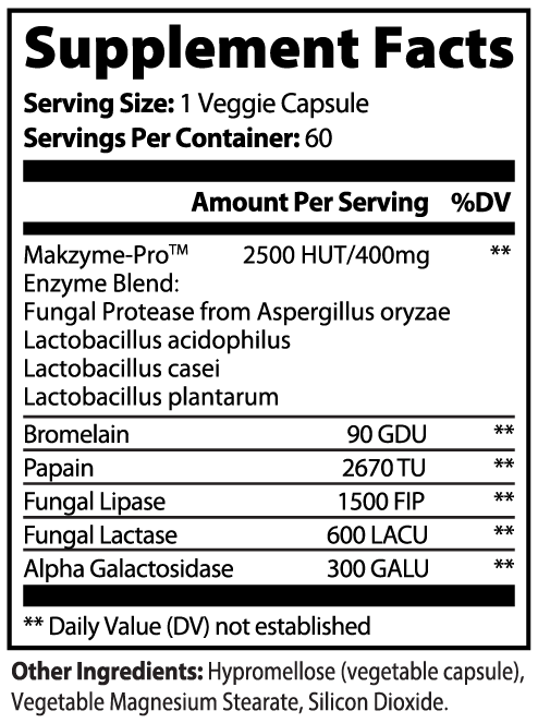 IRONSTATE Digestive Enzyme Pro Blend - full product