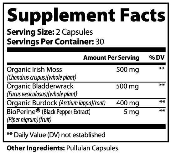 IRONSTATE Sea Moss - full product
