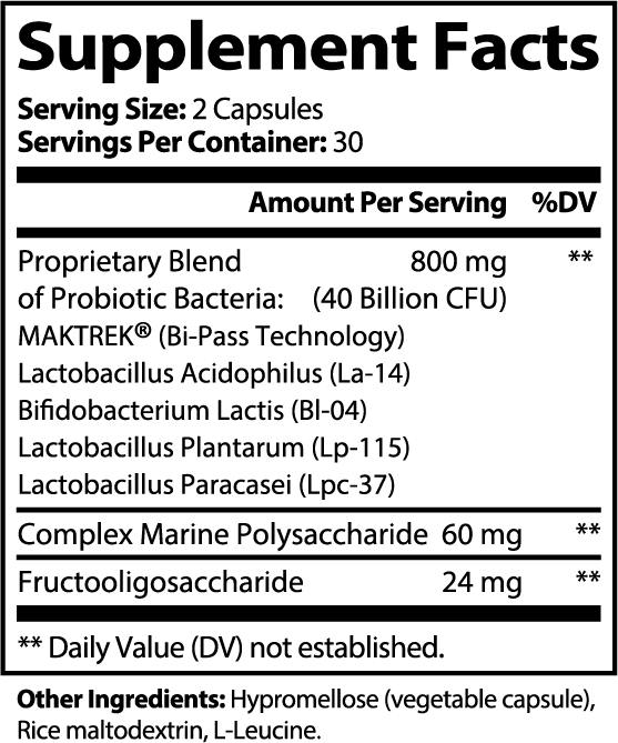 IRONSTATE Probiotic 40 Billion CFU