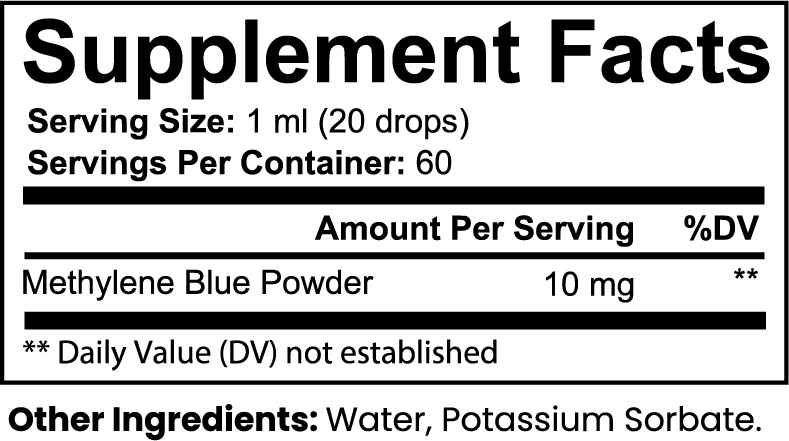 IRONSTATE Methylene Blue Drops