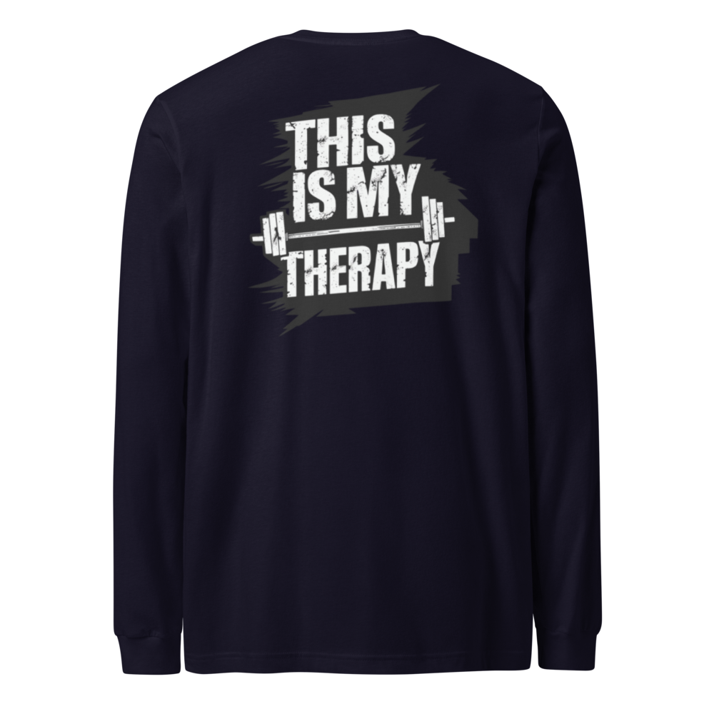 Ironstate Men'sLong Sleeve Tee THIS IS MY THERAPHY - full product