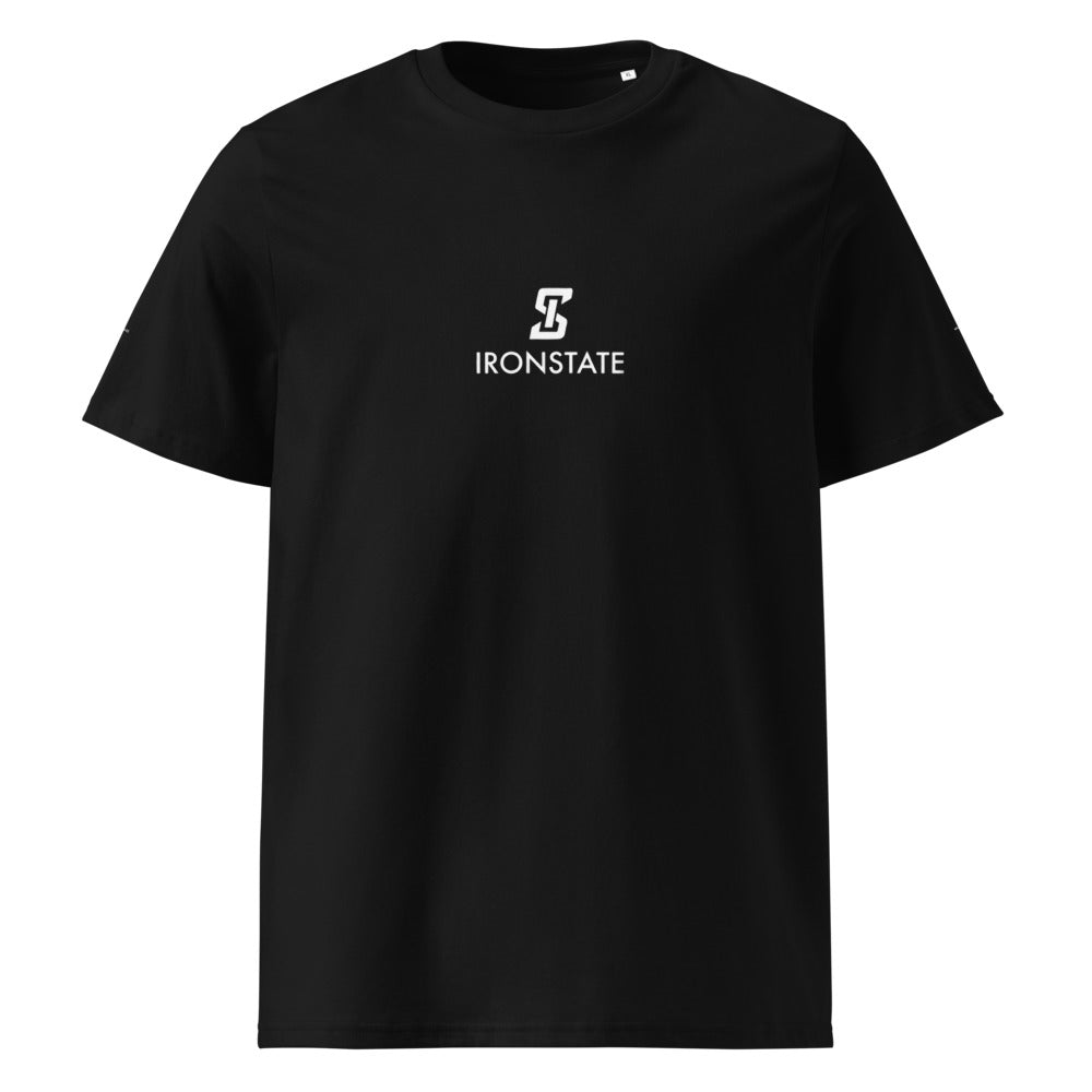Ironstate Men's Ribbed Neck T-Shirt EAT SLEEP GYM